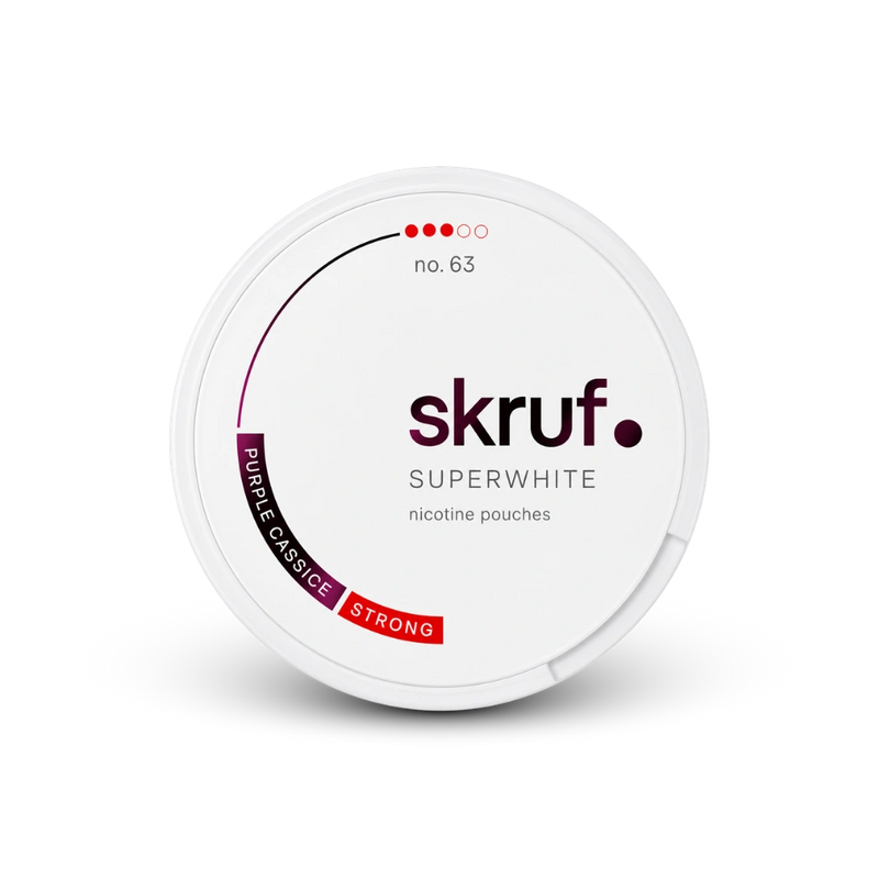 SKRUF Purple Cassic S3 – lata de sachês de nicotina