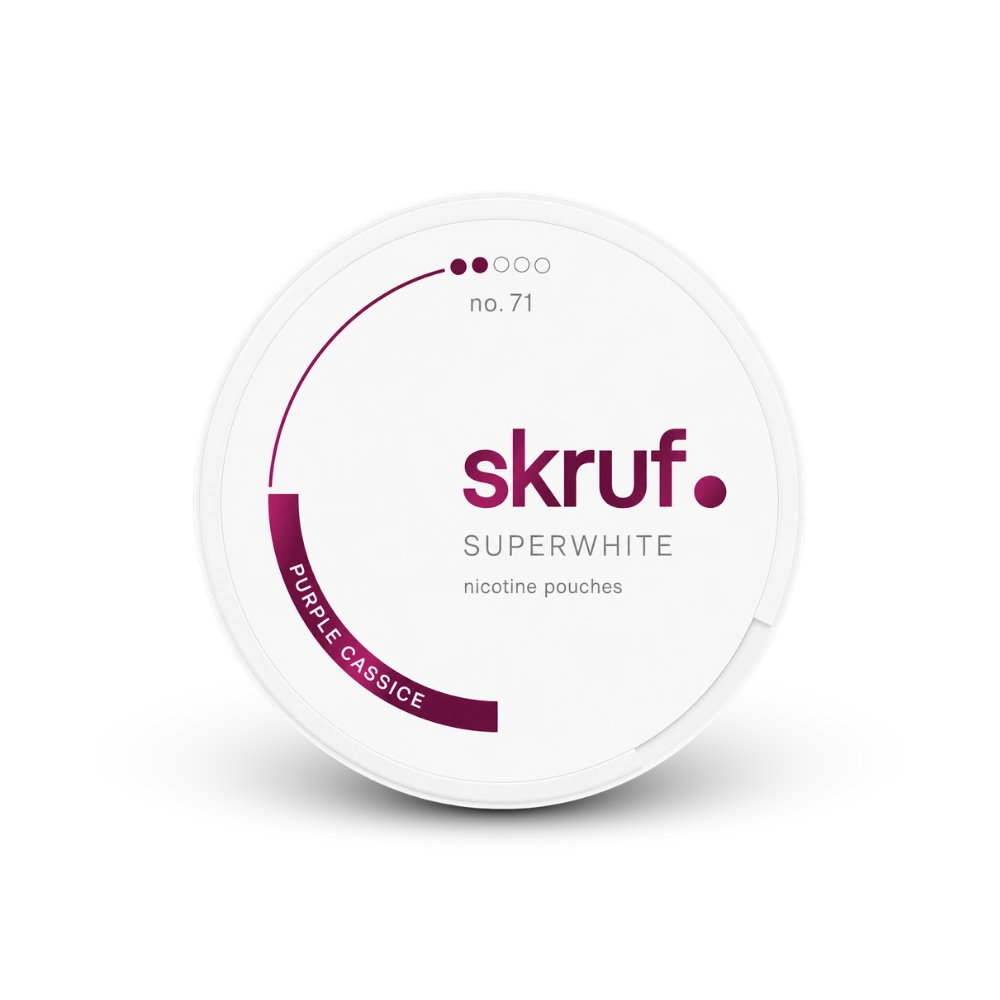 SKRUF Purple Cassice S2 – lata de bolsas de nicotina