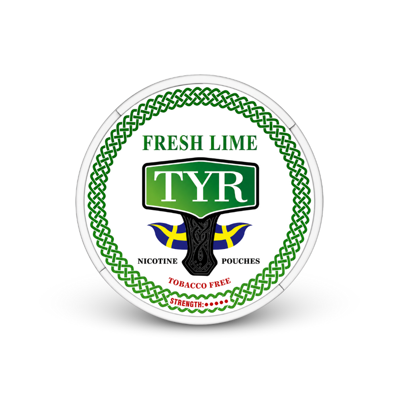 TYR Fresh Lime – lata de bolsas de nicotina