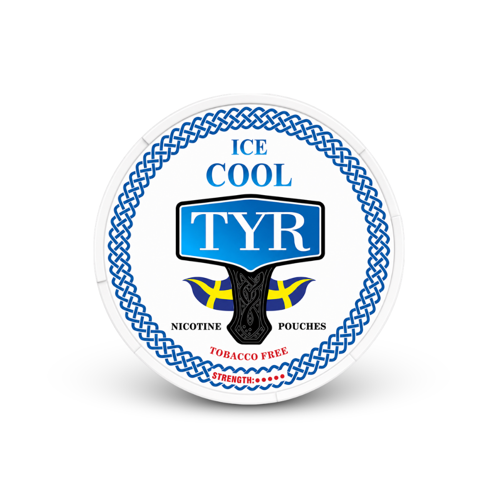 TYR Ice Cool – lata de sachês de nicotina