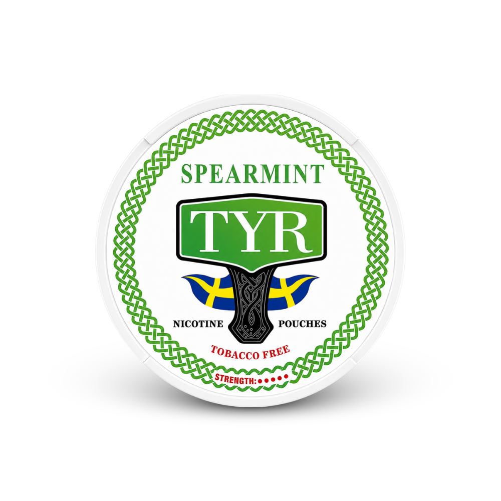 TYR SPEARMINT – lata de saquinhos de nicotina