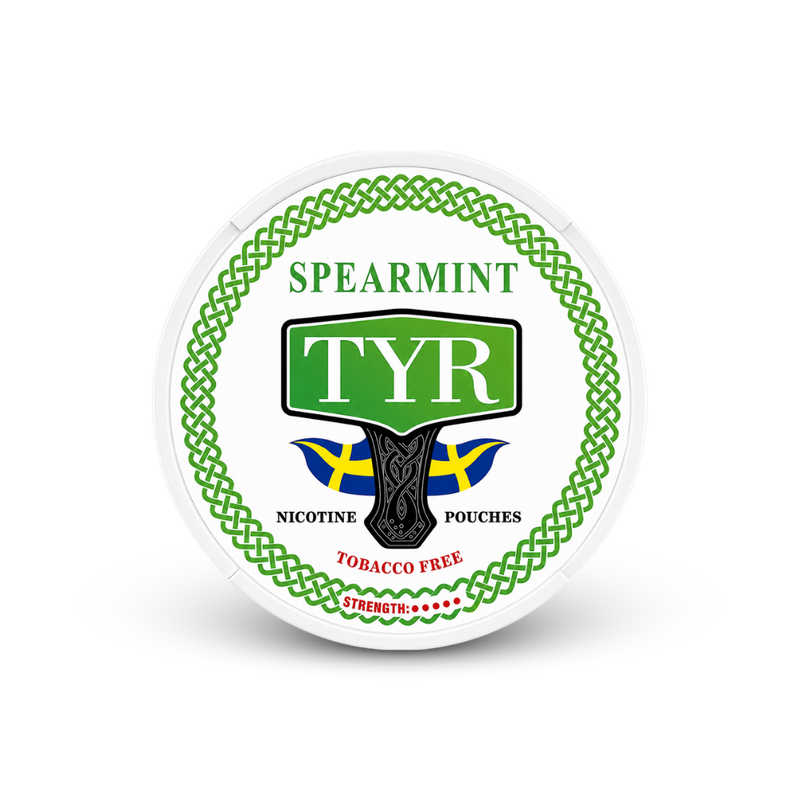 TYR SPEARMINT – lata de saquinhos de nicotina