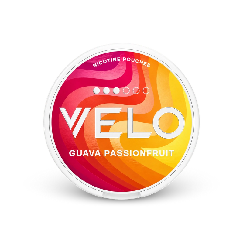 VELO Guava Passionfruit Slim – lata de sachês de nicotina