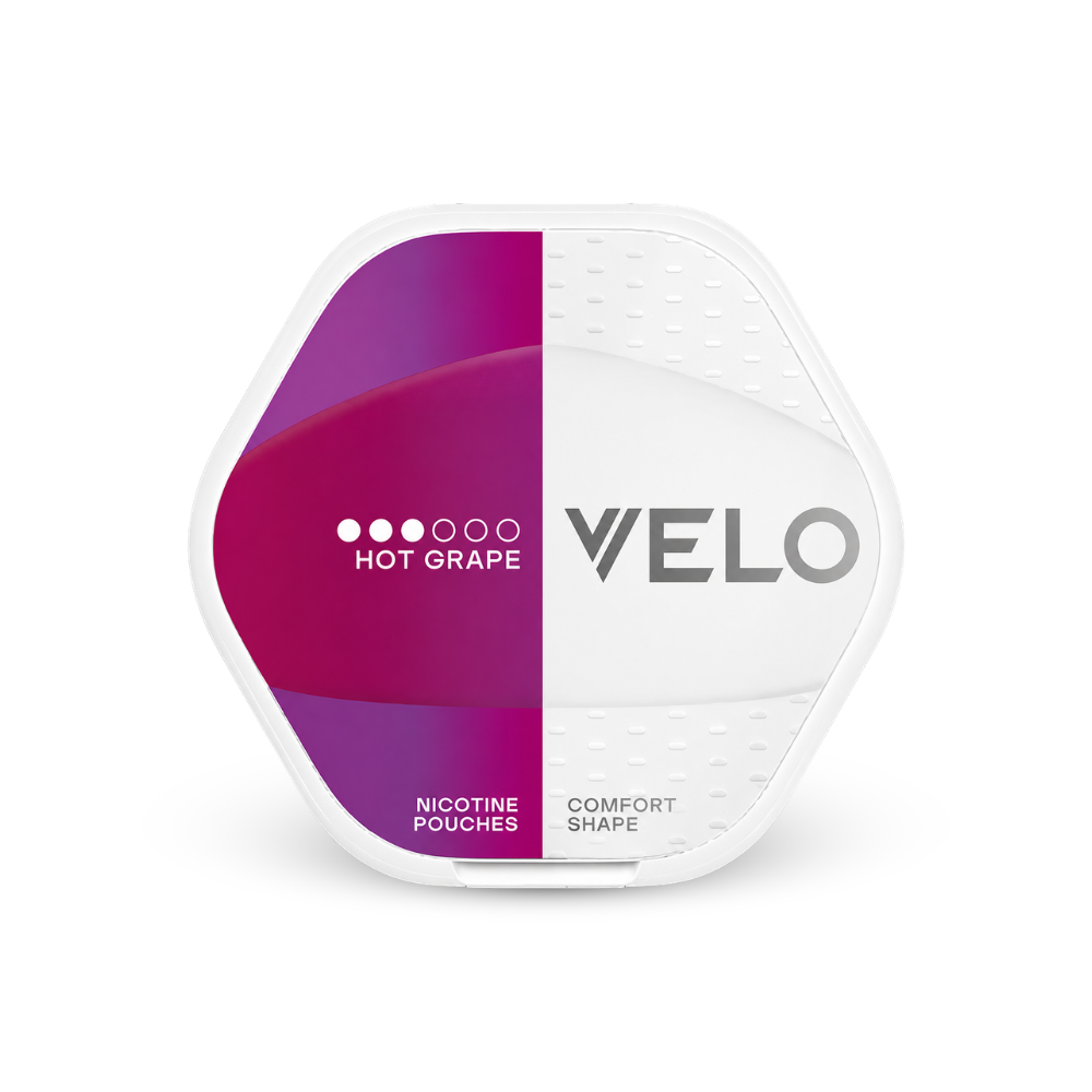 VELO Shift Hot Grape – lata de saquinhos de nicotina