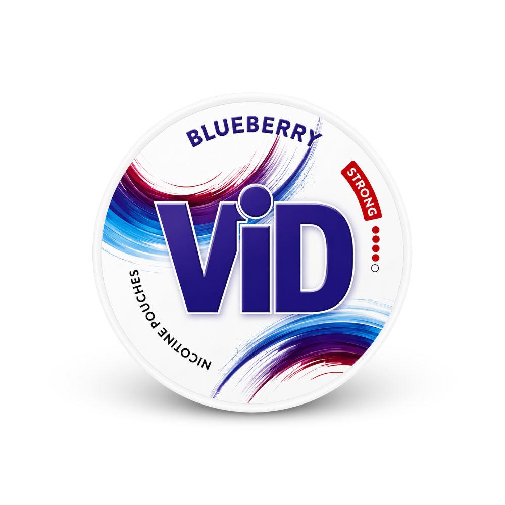 VID Blueberry Strong – lata de saquinhos de nicotina