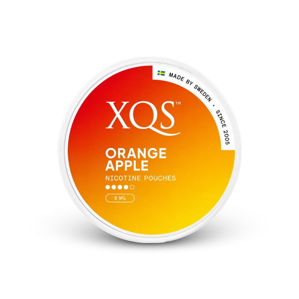 XQS Orange Apple Slim Strong – lata de nicotine pouches