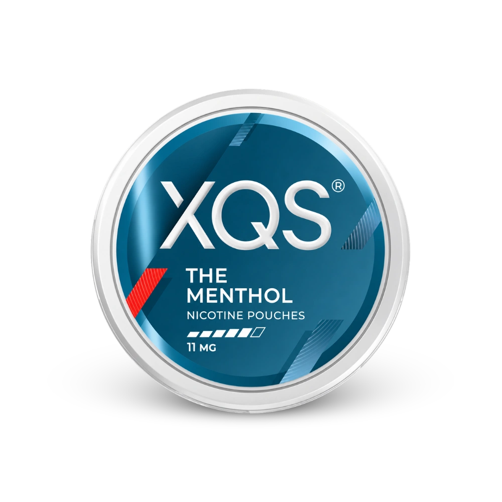 XQS The Menthol 11mg – lata de saquinhos de nicotina