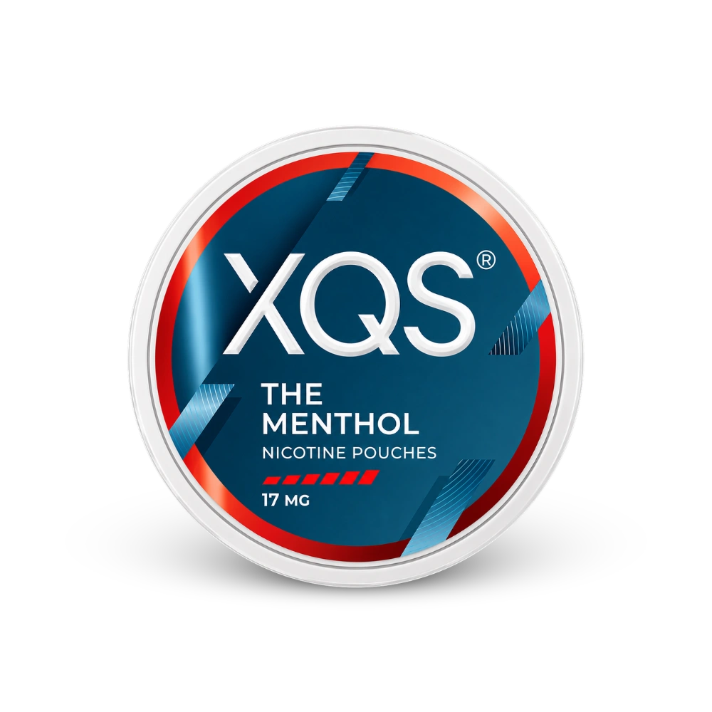 XQS The Menthol 17mg – lata de sachês de nicotina
