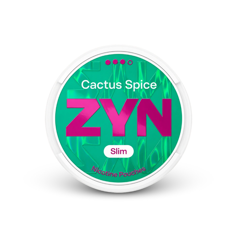 ZYN Cactus Spice Slim S3 – lata de sachês de nicotina