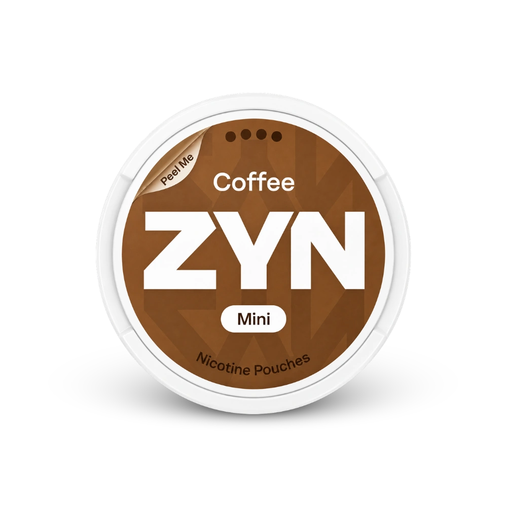 ZYN Coffee Mini S4 – lata de sachês de nicotina