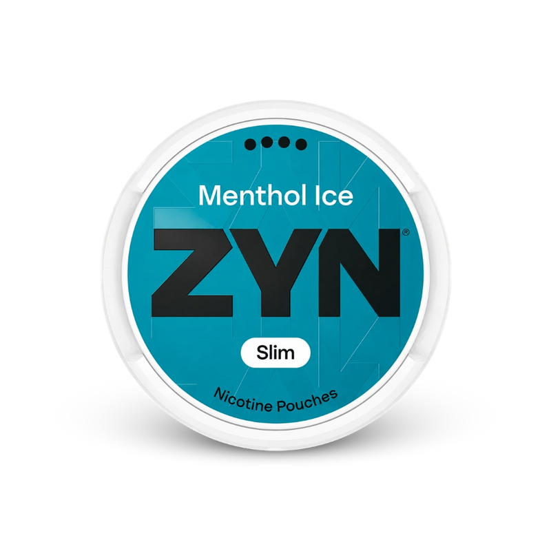 ZYN Menthol Ice Slim S4 – lata de sachês de nicotina