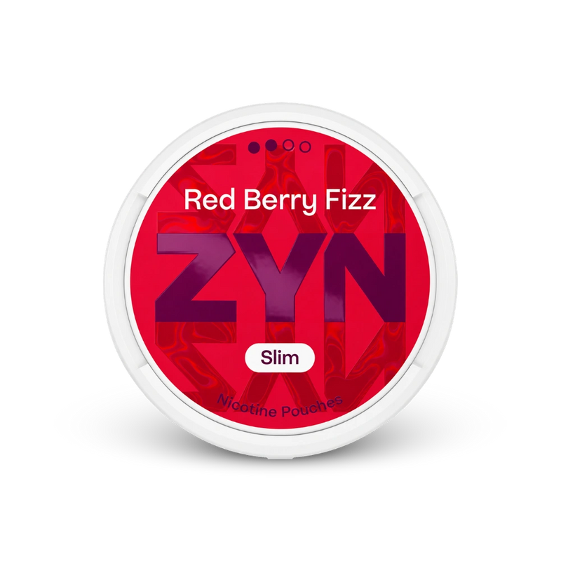 ZYN Red Berry Fizz Slim S2 – lata de sachês de nicotina