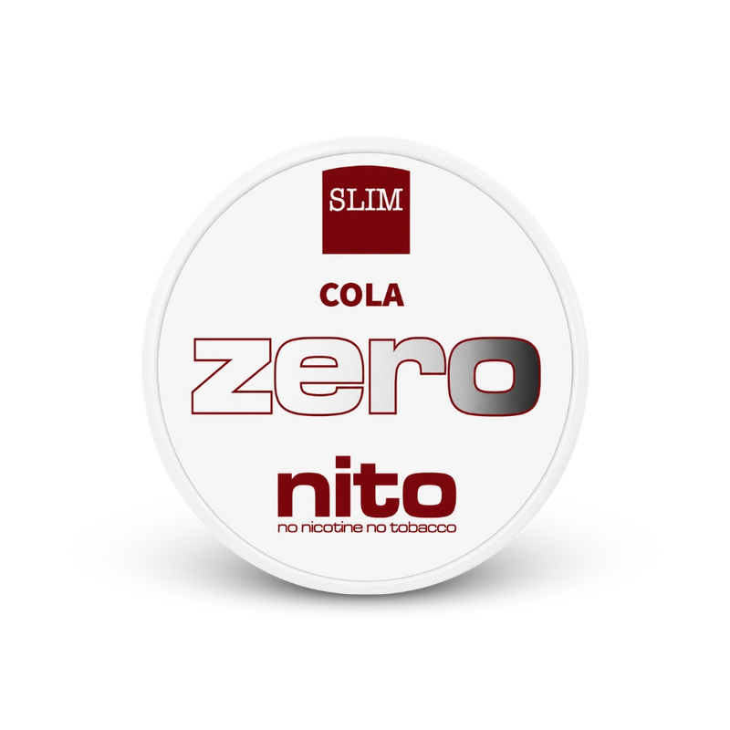 Zeronito Cola Slim – lata de saquinhos de nicotina