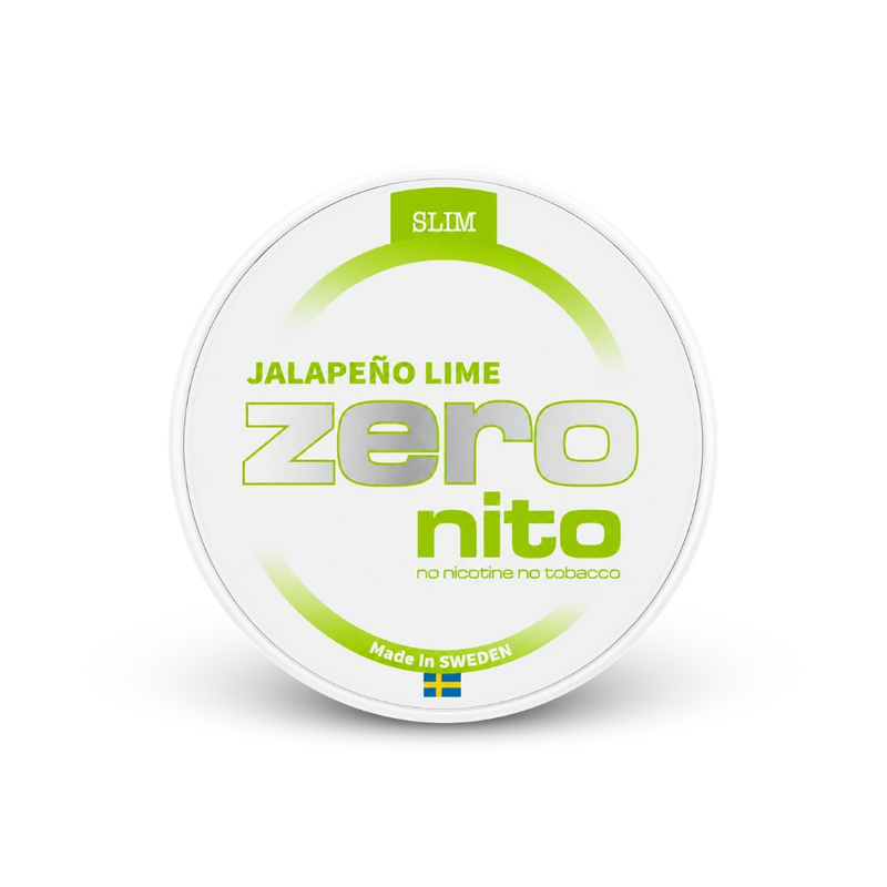 Zeronito Jalapeno Lime Slim – lata de sachês de nicotina