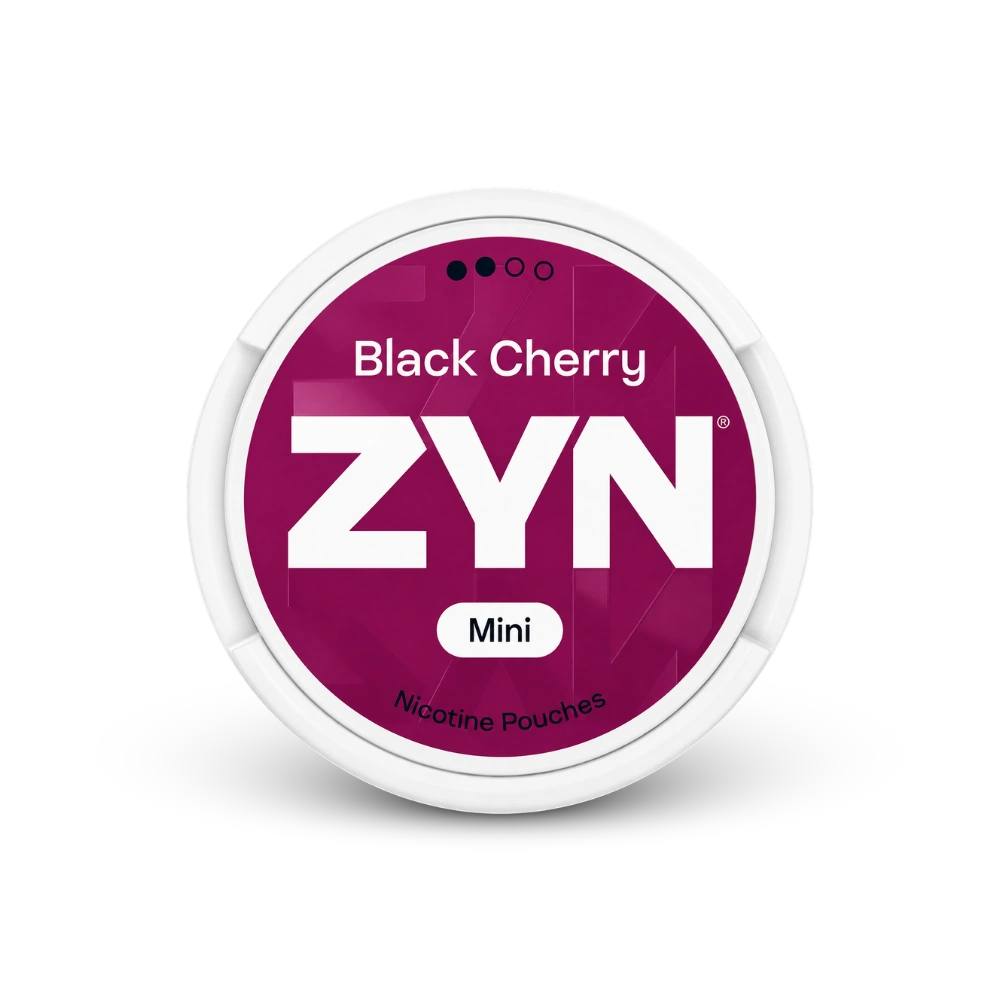 Zyn black cherry mini S2 – lata de sachês de nicotina