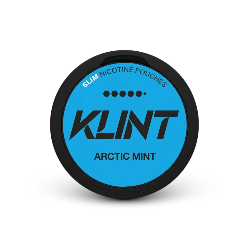 KLINT Artic Mint X-Strong – lata de sachês de nicotina
