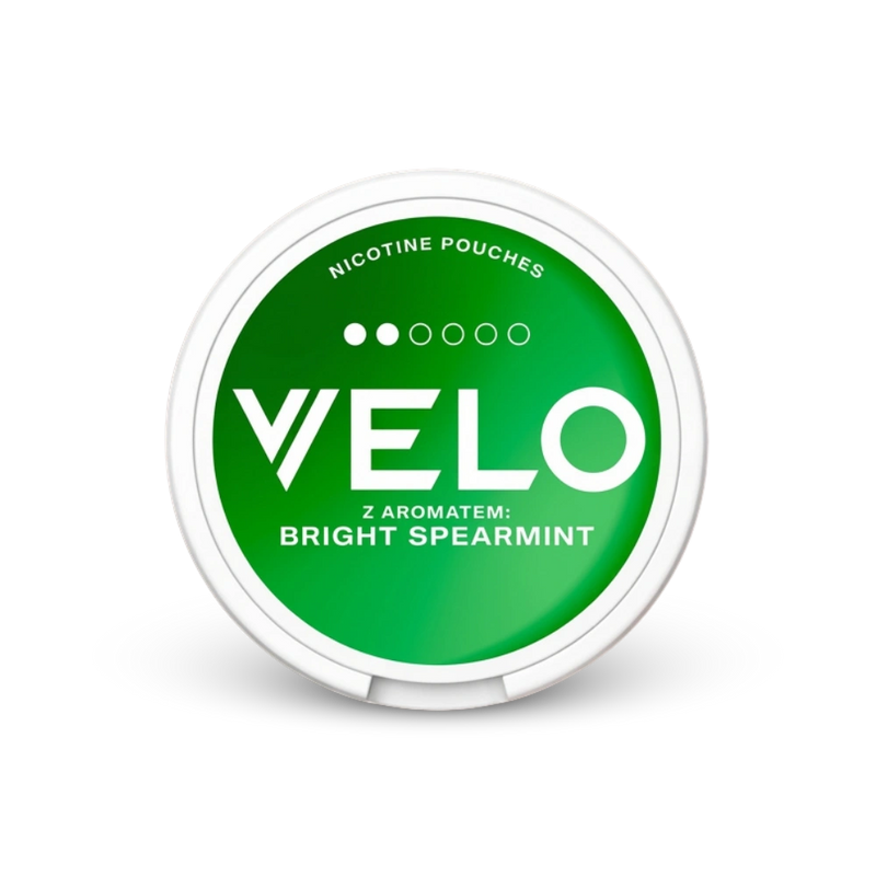 Velo Mini Bright Spearmint – lata de saquinhos de nicotina