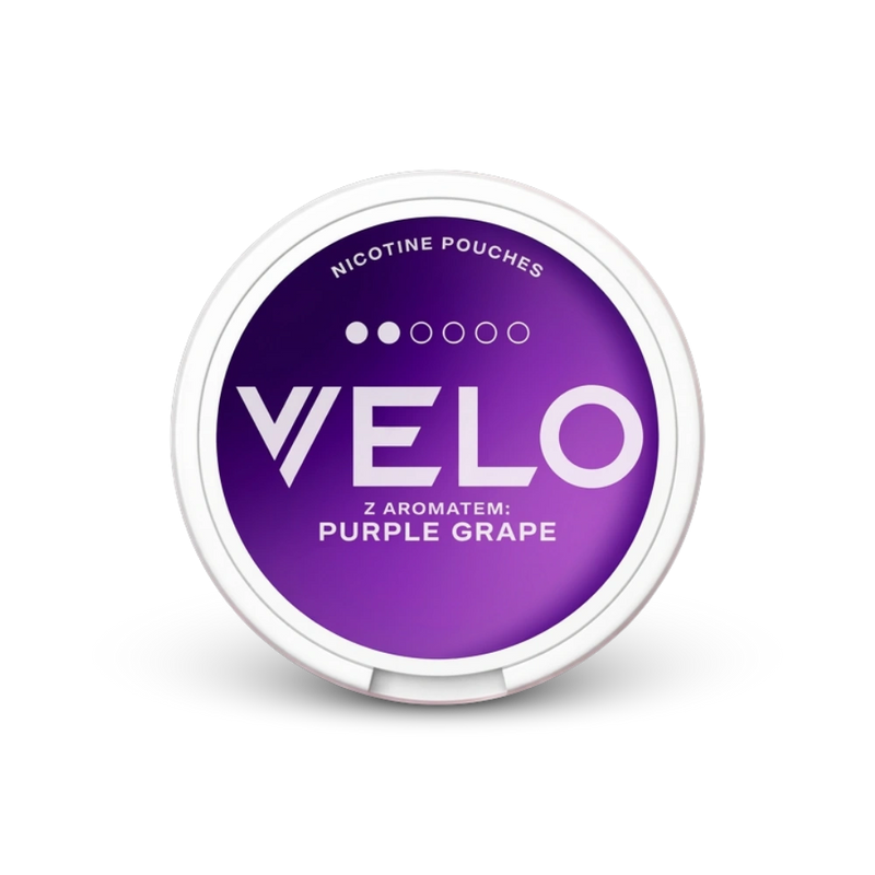 Velo Mini Purple Grape – lata de sachês de nicotina
