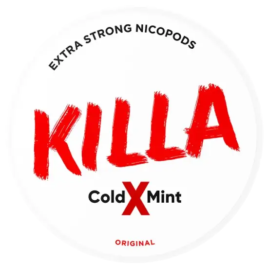 KILLA Cold X Mint – lata de saquinhos de nicotina