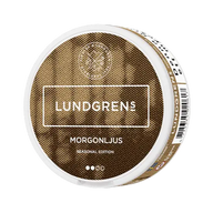 Lundgrens Morgonljus Edição Limitada – lata de sachês de nicotina