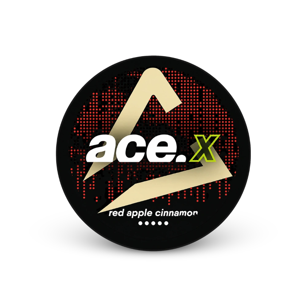 ACE X Red Apple Cinnamon – nicotine pouch can
