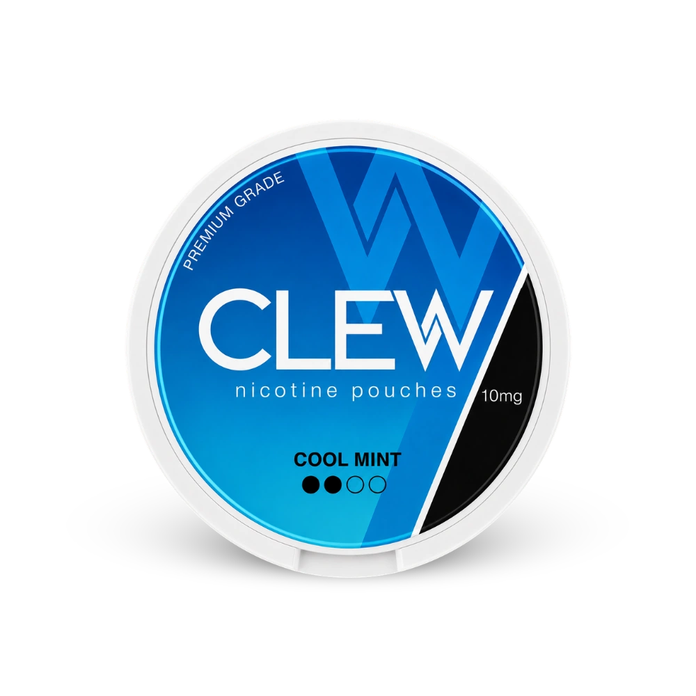 CLEW Cool Mint 10mg – lata de saquinhos de nicotina