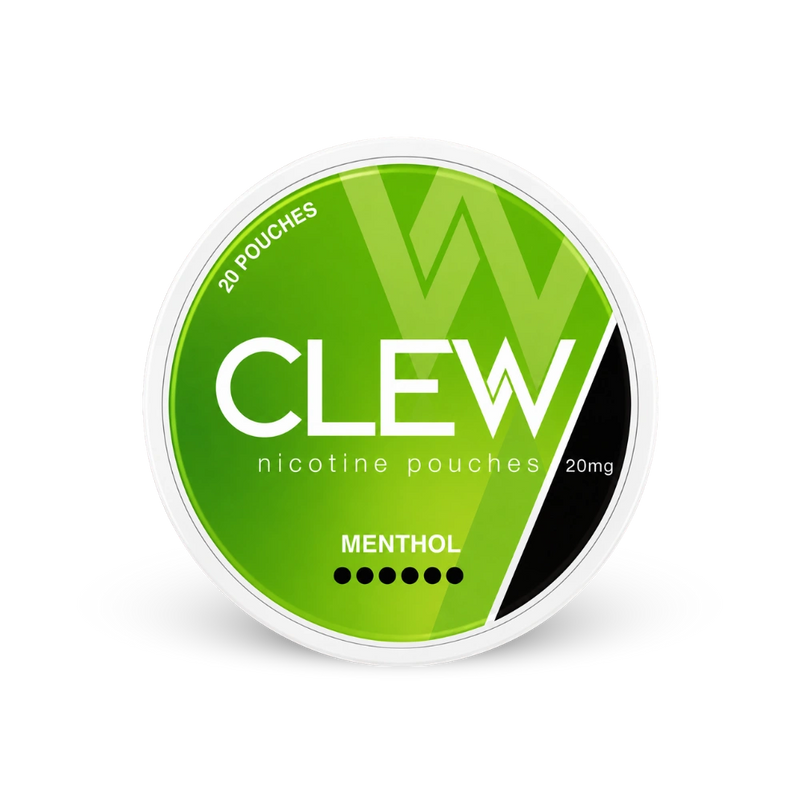 CLEW Menthol 20mg – lata de sachês de nicotina