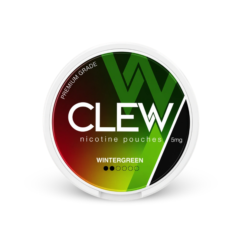 CLEW Wintergreen 5mg – lata de almofadas de nicotina