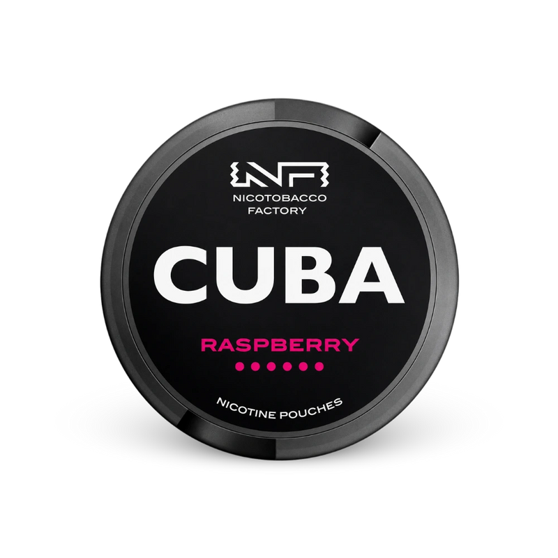 CUBA Black Raspberry – lata de nicotine pouches