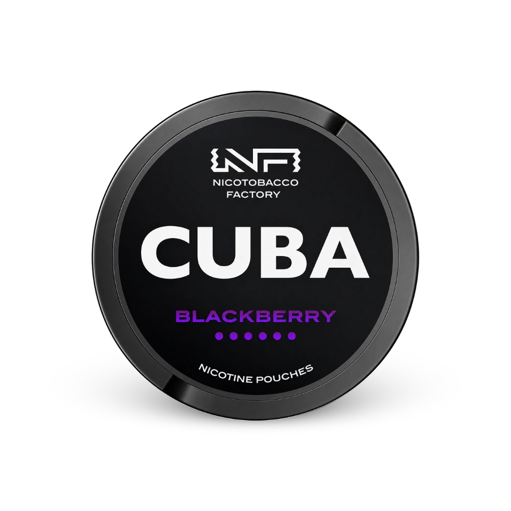 CUBA Blackberry – lata de nicotina em pó