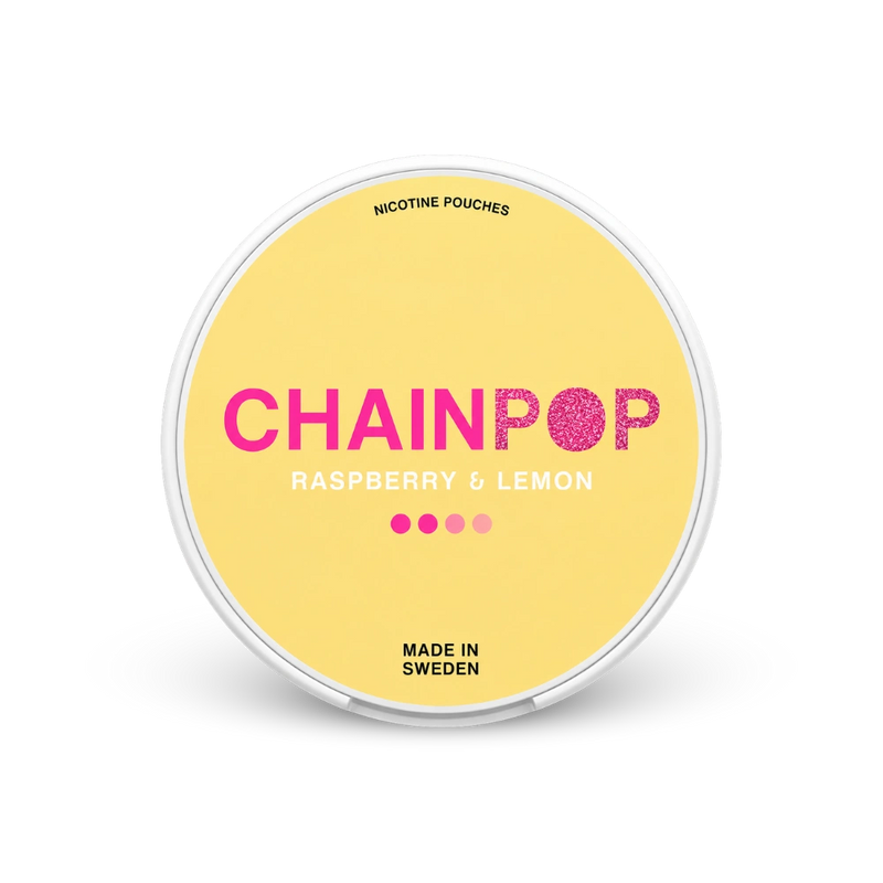 Chainpop Raspberry Lemon – lata de saquinhos de nicotina