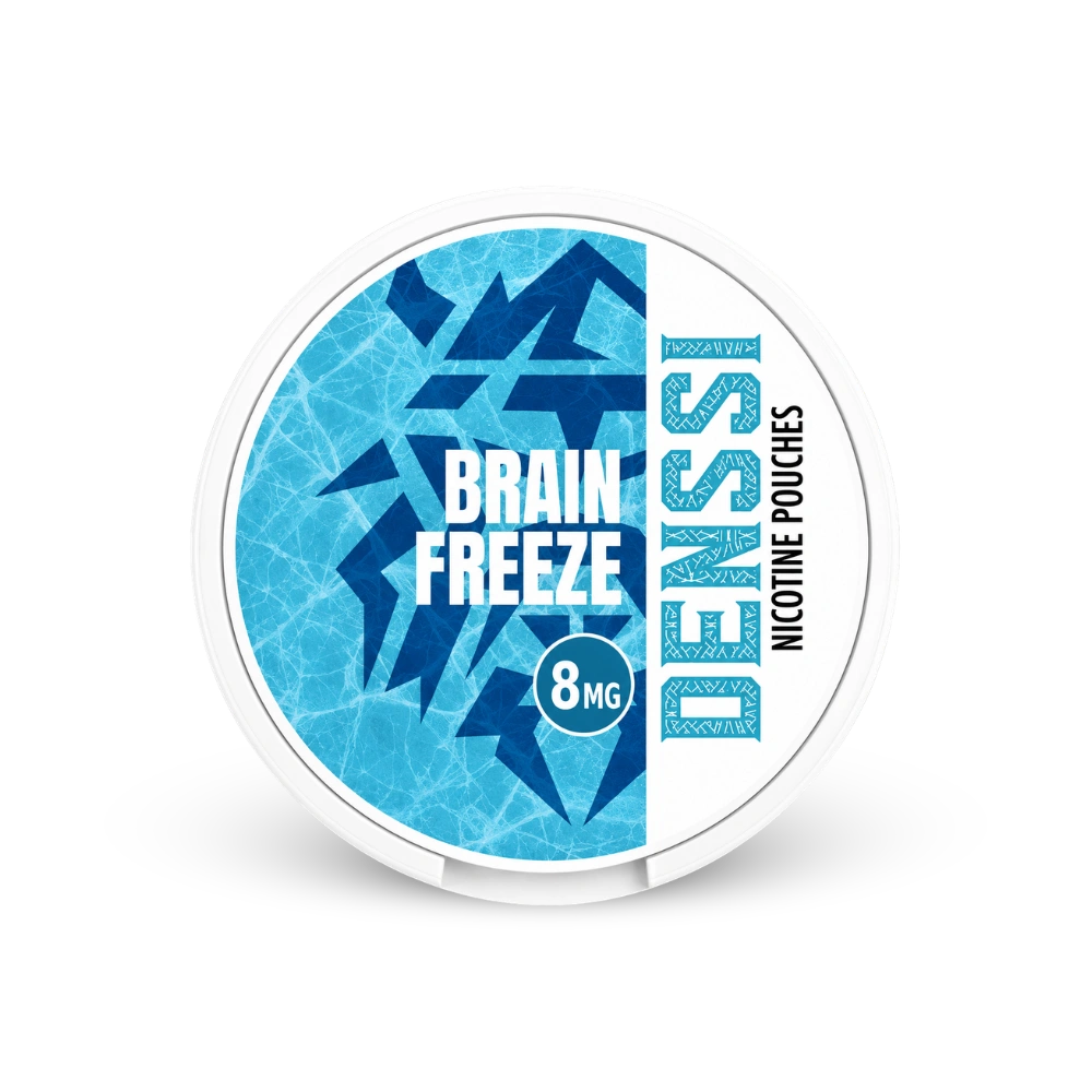 Denssi Brain Freeze 8mg – lata de bolsas de nicotina
