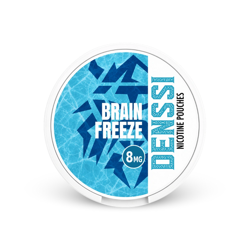 Denssi Brain Freeze 8mg – lata de bolsas de nicotina