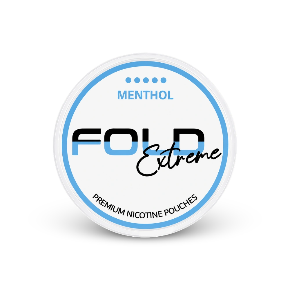 FOLD Menthol Extreme – lata de sachês de nicotina