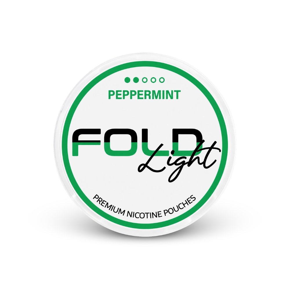 FOLD Peppermint Light – lata de almofadinhas de nicotina
