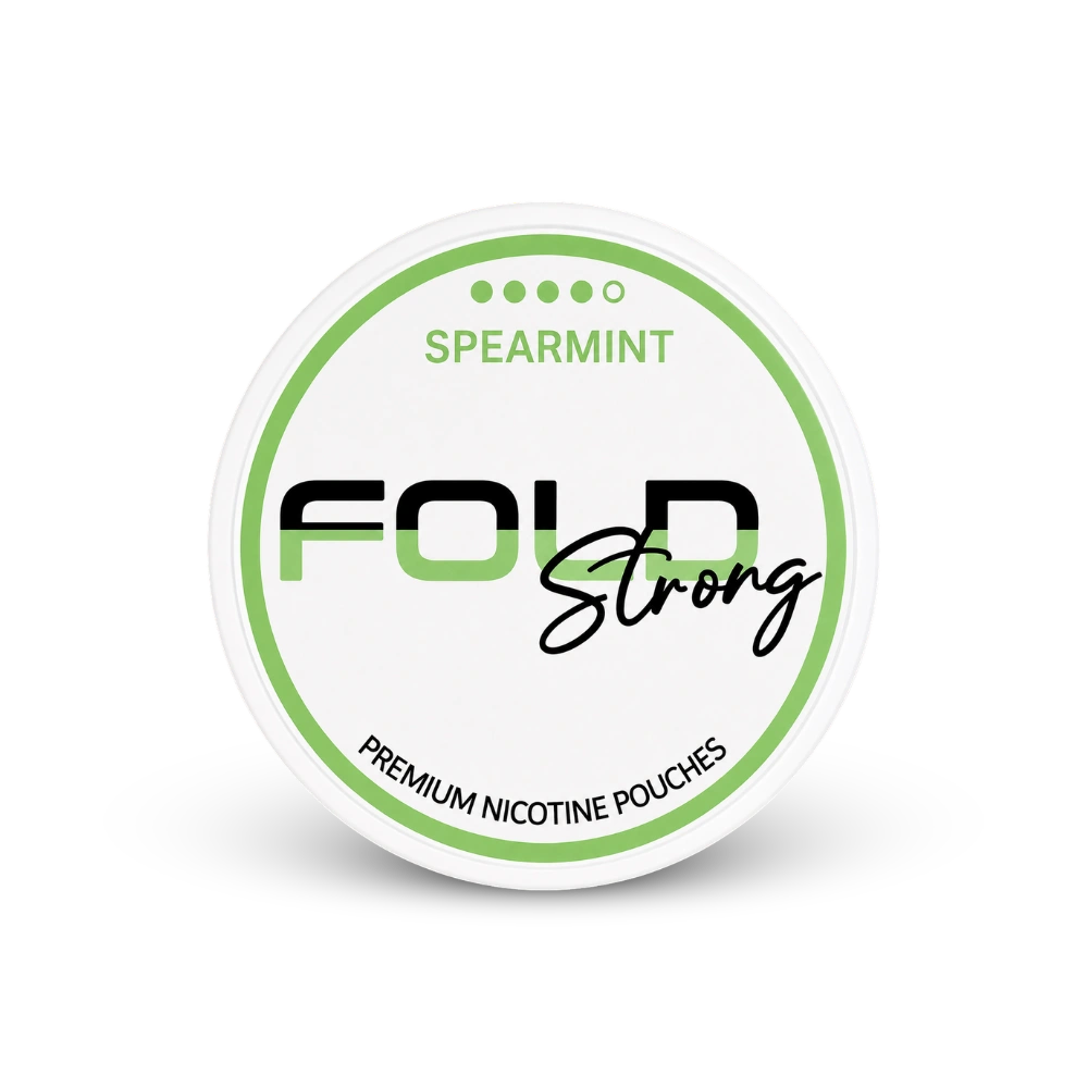 FOLD Spearmint Strong – lata de bolsas de nicotina