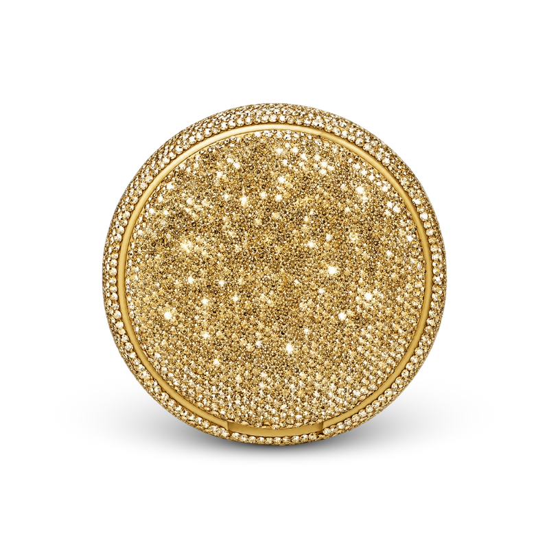 Golden Kelly Glitterdosa – lata de sachês de nicotina