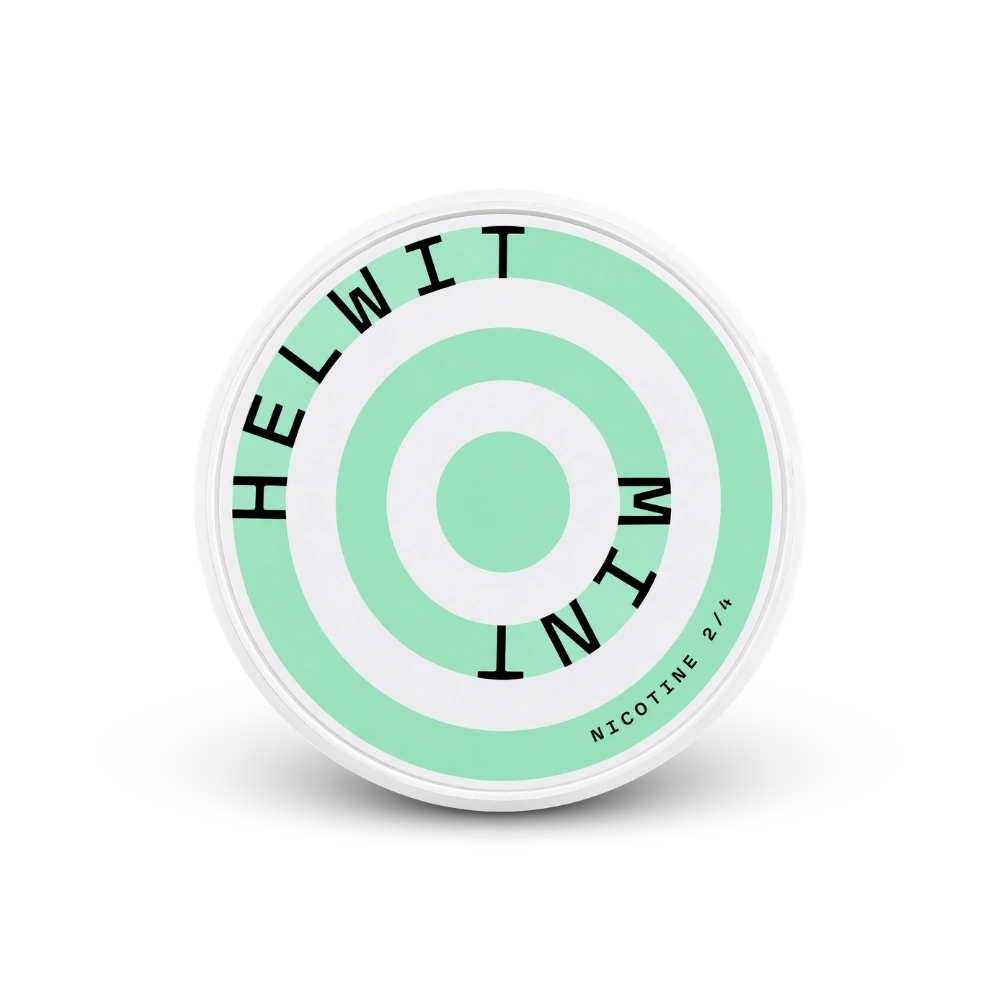 HELWIT Mint Slim – lata de saquinhos de nicotina
