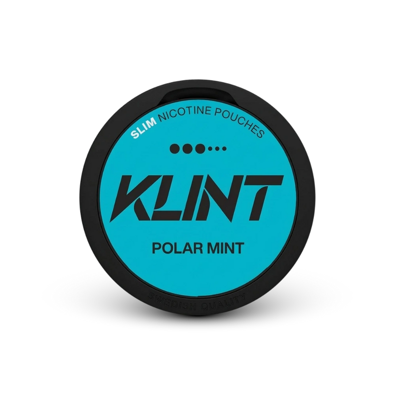 Klint Polar Mint – lata de sachês de nicotina
