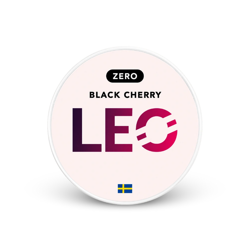 LEO Bleck Cherry Zero – lata de sachês de nicotina