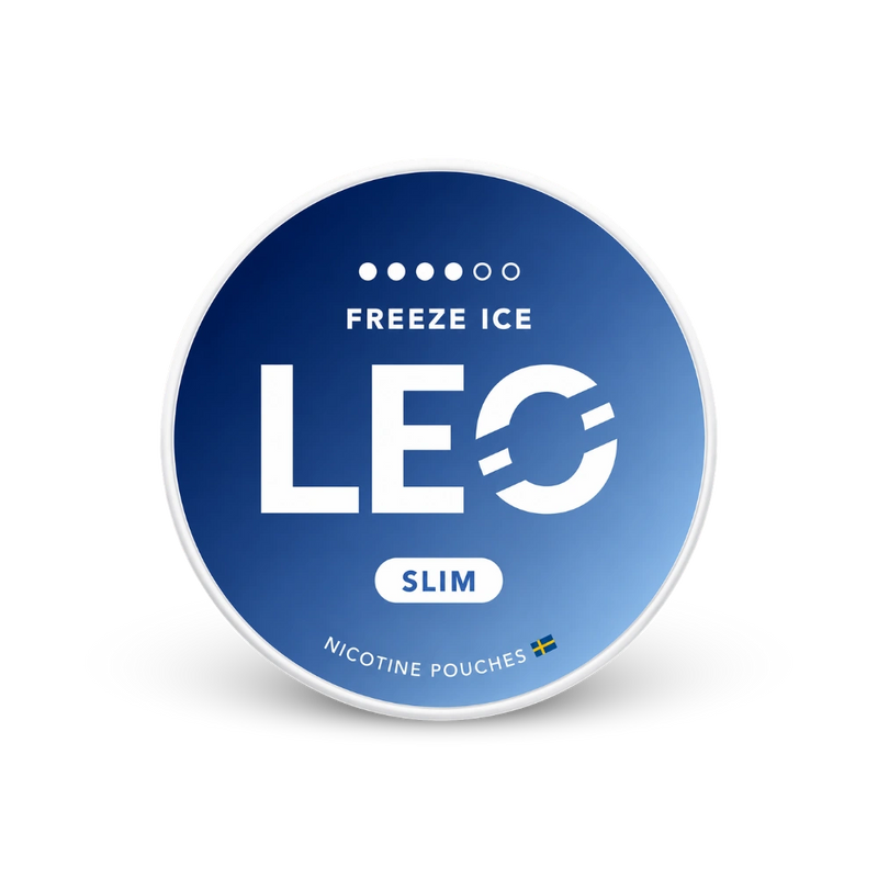 LEO Freeze Ice Strong – lata de saquinhos de nicotina