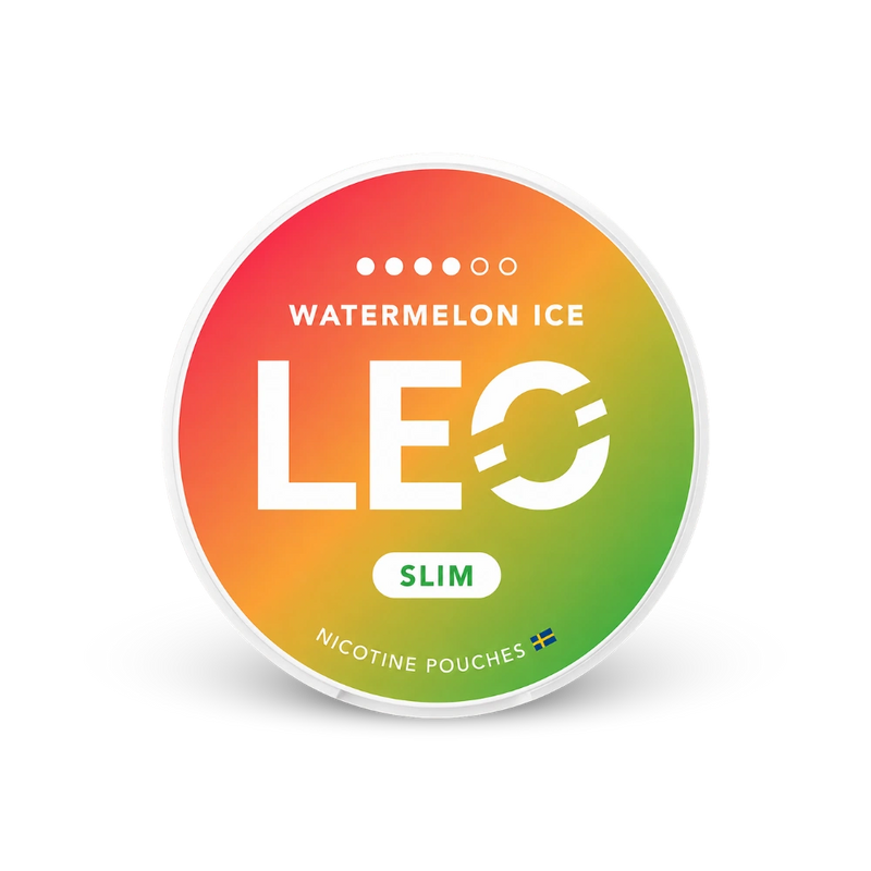 LEO Watermelon Ice Strong – lata de sachês de nicotina