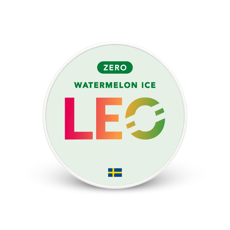 LEO Watermelon Ice Zero – lata de sachês de nicotina