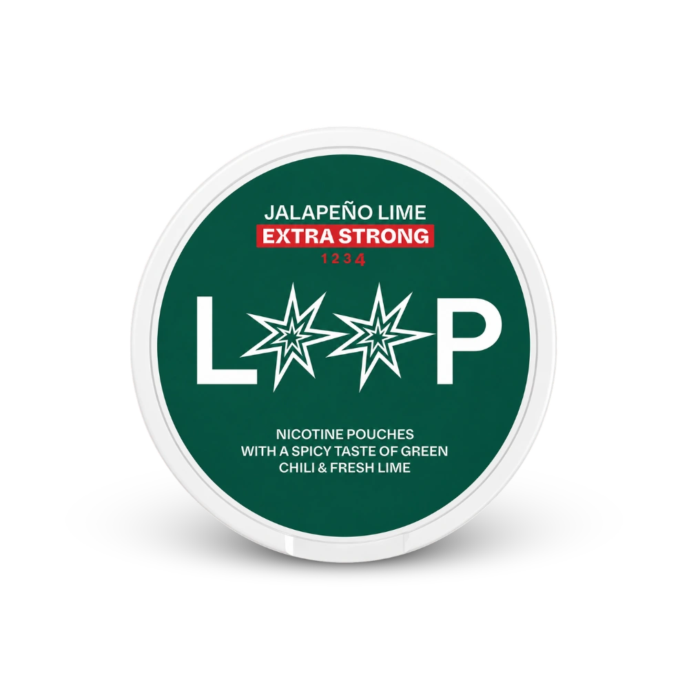 LOOP Jalapeno Lime Extra Strong – lata de saquinhos de nicotina