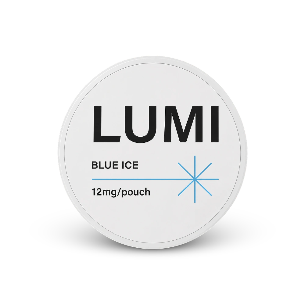 LUMI Blue Ice 12mg – lata de saquinhos de nicotina