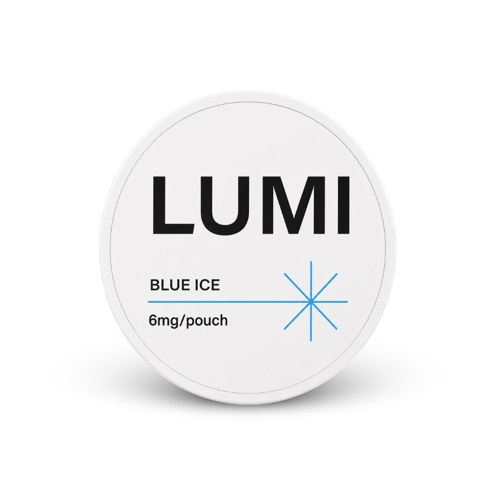 LUMI Blue Ice 6mg – lata de sachês de nicotina