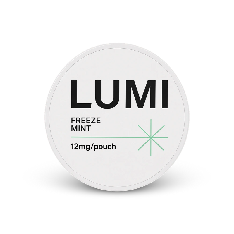 LUMI Freeze Mint 12mg – lata de sachês de nicotina