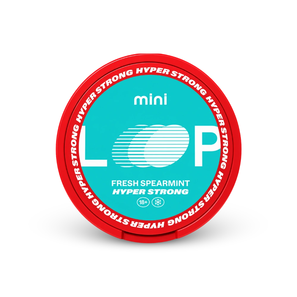 Loop Fresh Spearmint Mini Hyper – lata de saquinhos de nicotina