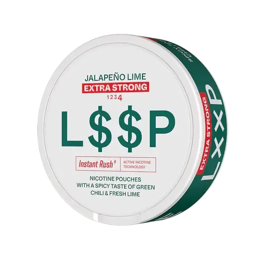 LOOP Jalapeño Limão Extra Strong Nicotine Pouches com sabor de Jalapeño e Limão