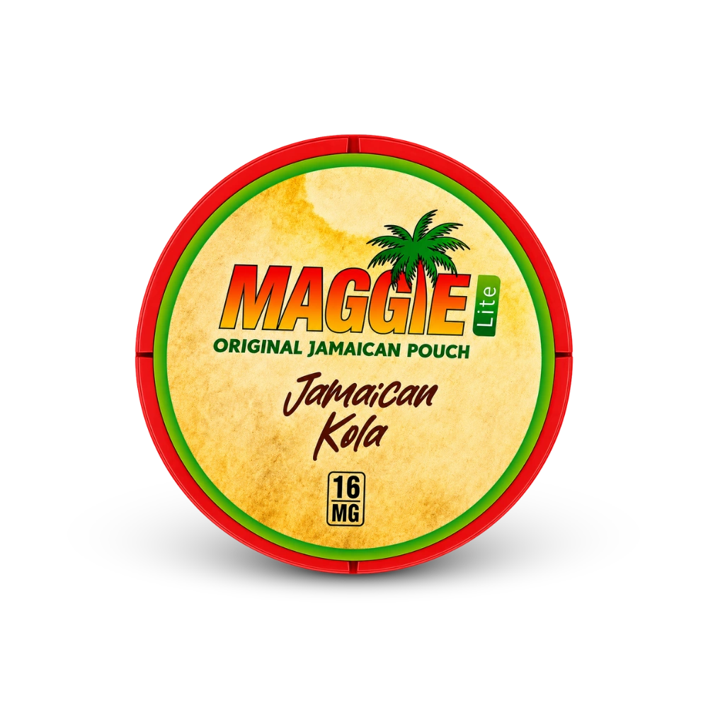 MAGGIE Lite Jamaican Kola – lata de sachês de nicotina